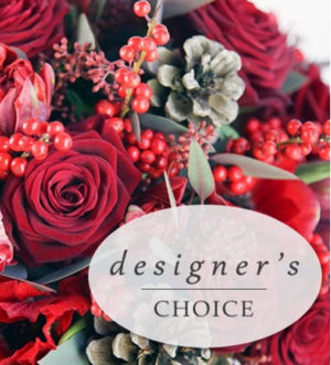 Winter Designers Choice Flowers arrangement by Blooms Of Paradise