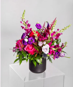 Deep & Bold Vase Arrangement - Blooms of Paradise Cambridge