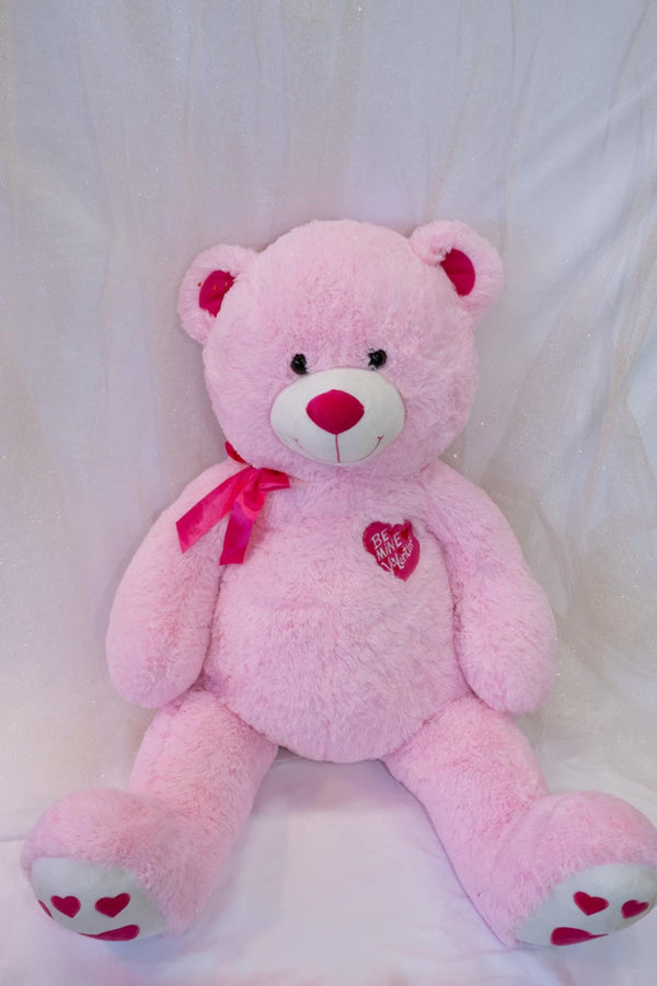 Giant Pink Valentine Teddy Bear - Blooms of Paradise Cambridge