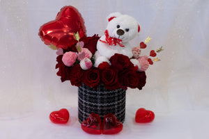 Sweet Embrace Valentine’s Arrangement" – A Heartfelt Gift - Blooms of Paradise Cambridge