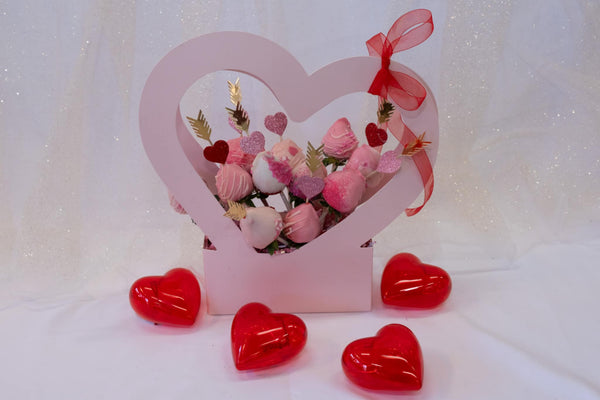 🍓 Sweetheart Chocolate - Covered Strawberry Bouquet – Valentine’s Special 💝 - Blooms of Paradise Cambridge