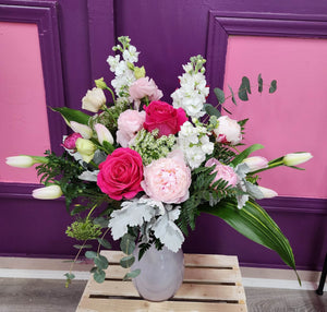 Elegant Cambridge Pink Vase0