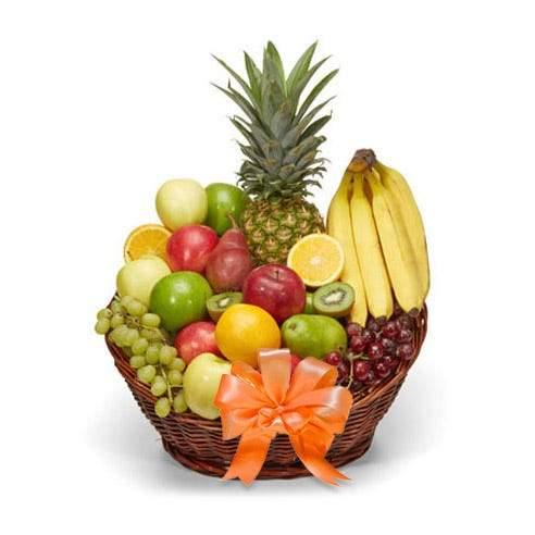 Deluxe Fruit Gift Basket - Blooms of Paradise