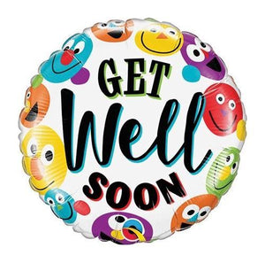 Colorful Get Well Balloon Bouquet for delivery1