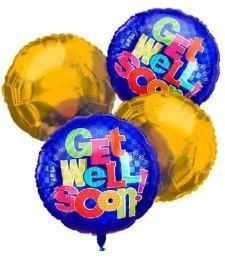 Get Well Balloon - Blooms of Paradise