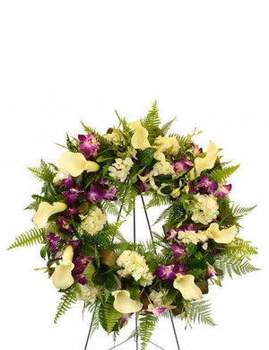Heavenly Sentiments Wreath - Blooms of Paradise
