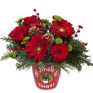 Holiday Jingle Christmas Flowers with Blooms Of Paradise