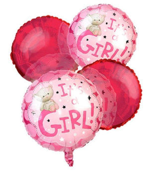 It's a Girl Balloon Bouquet for delivery1