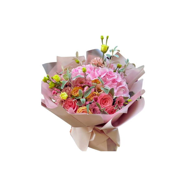 Oh My! Pink Extravaganza Bouquet - Blooms of Paradise