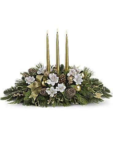 Royal Christmas Centerpiece - Blooms of Paradise
